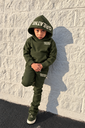 KIDS DESTINED FOR GREATNESS STACKED SETS-OLIVE