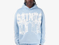 SAINTS PULL-OVER HOODIE-LT BLUE