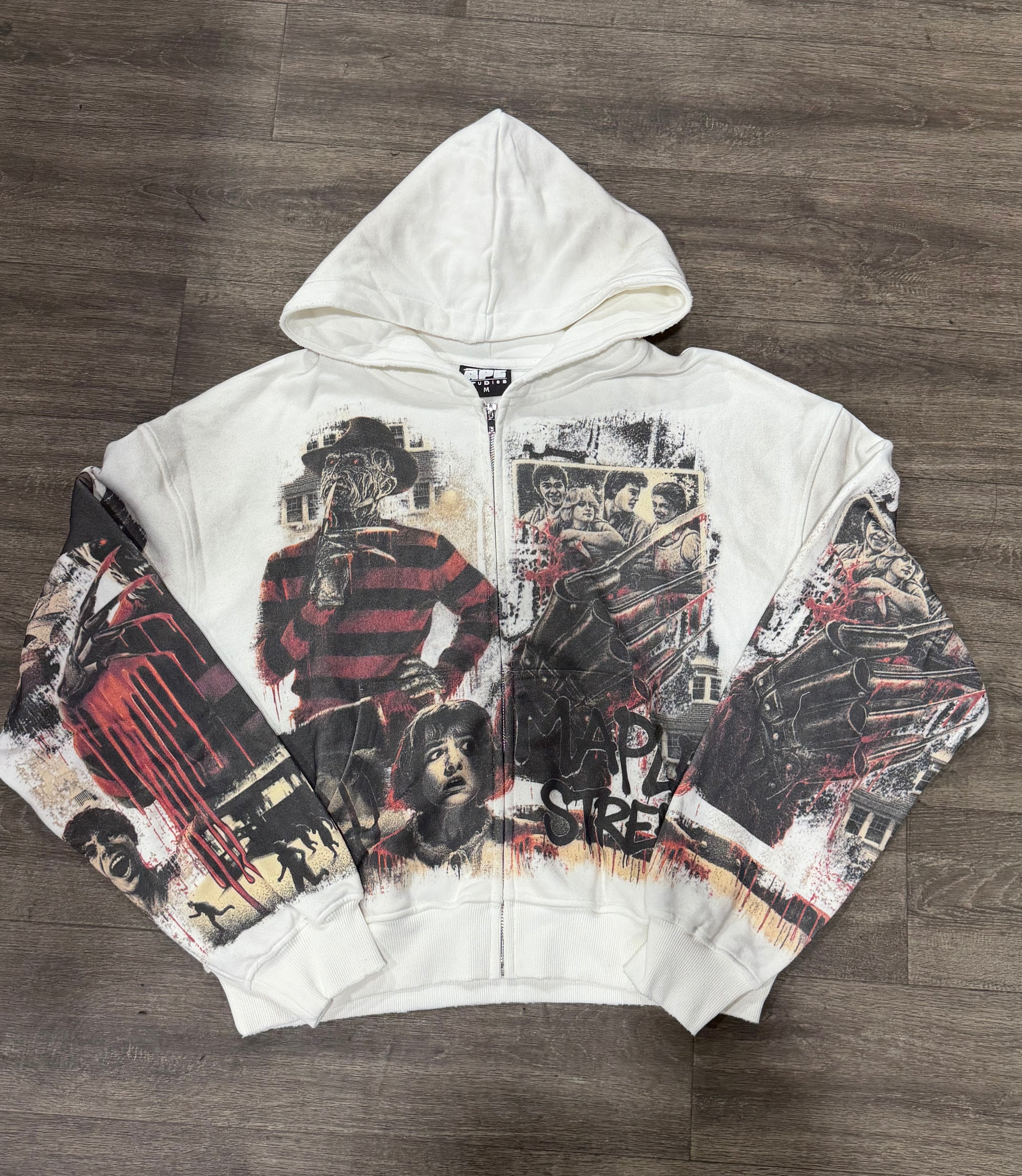 SPACE APE -KNIFE HANDS CABIN ZIP-UP HOODIE