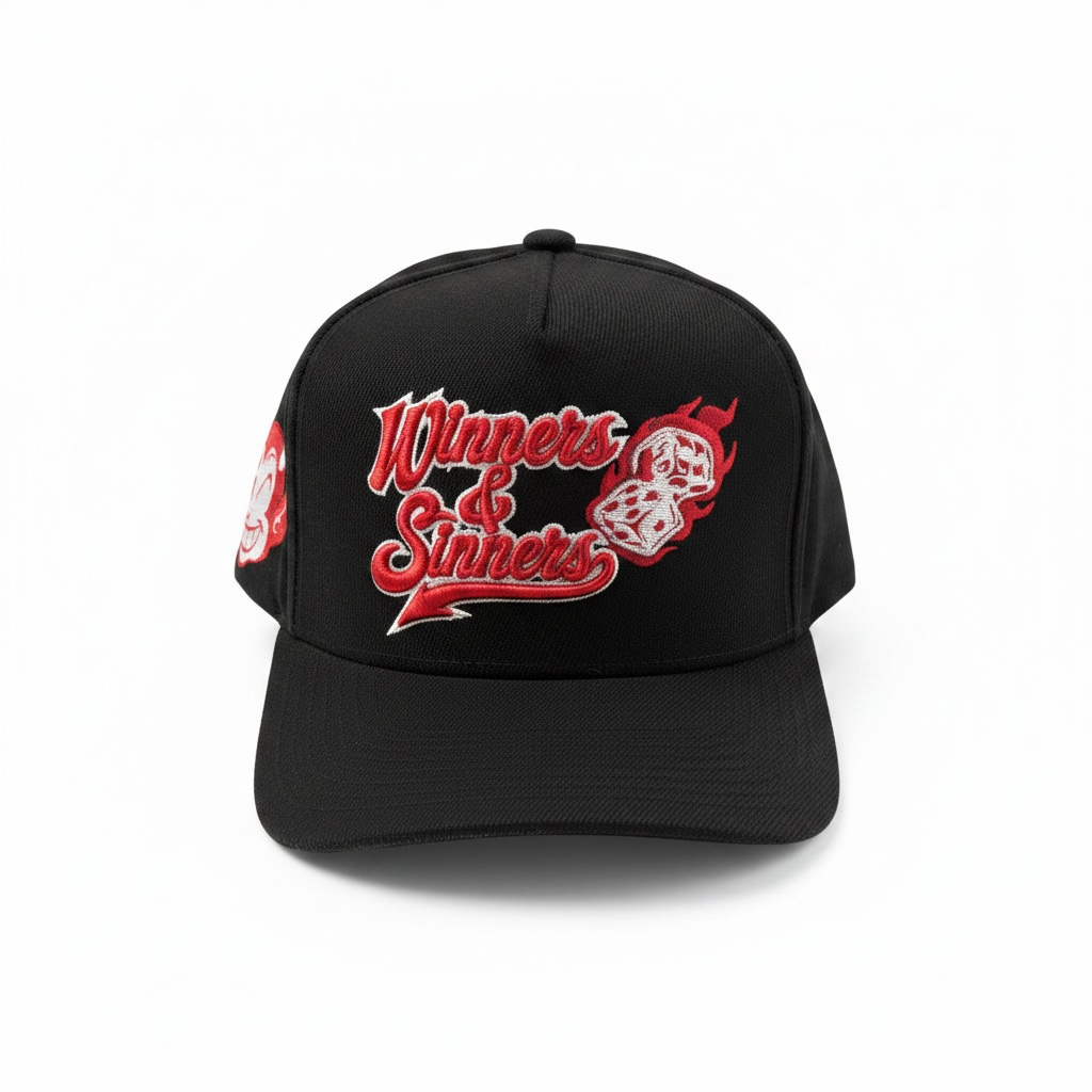 winners and sinners black wool trucker