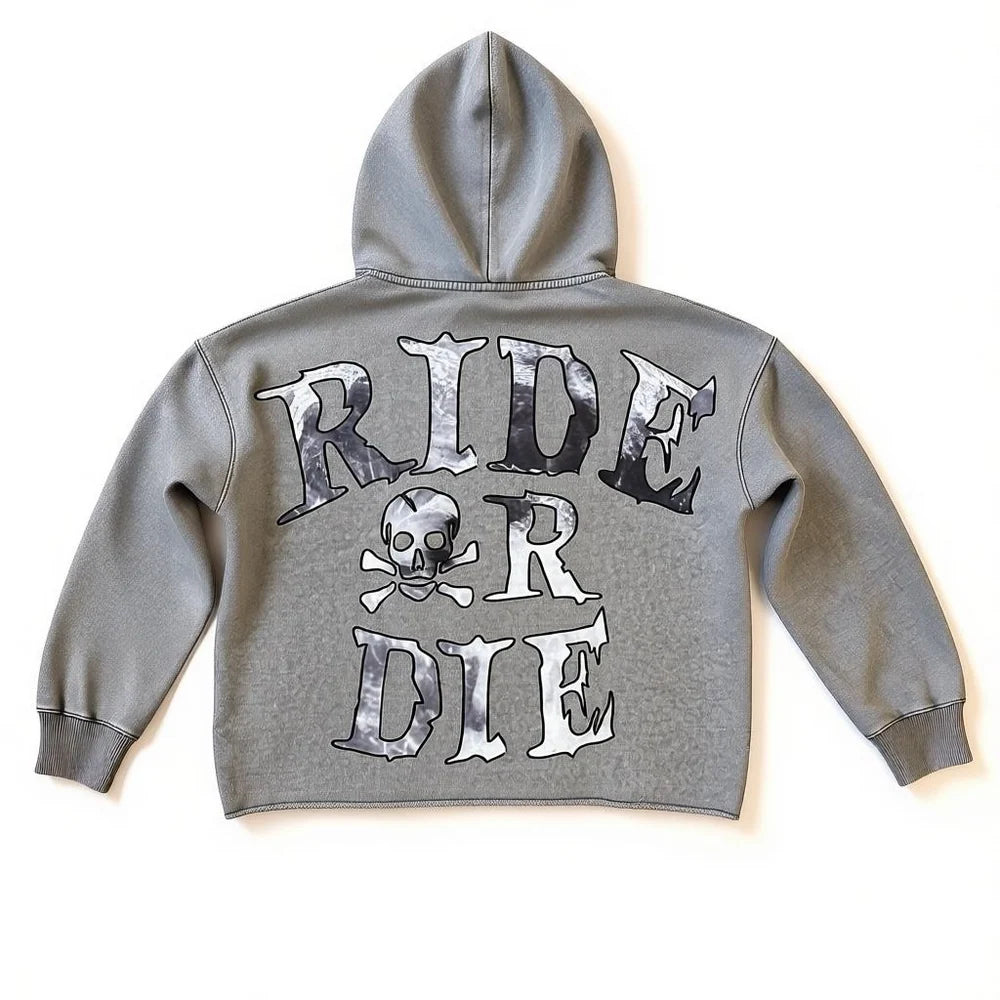 Focus 'Hell Rider' Cropped Hoodie
