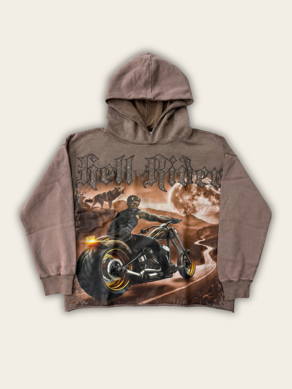 Focus 'Hell Rider' Cropped Hoodie