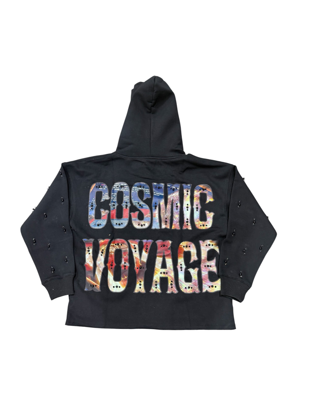 Focus- Racer Pearl & Rhinestone Hoodie