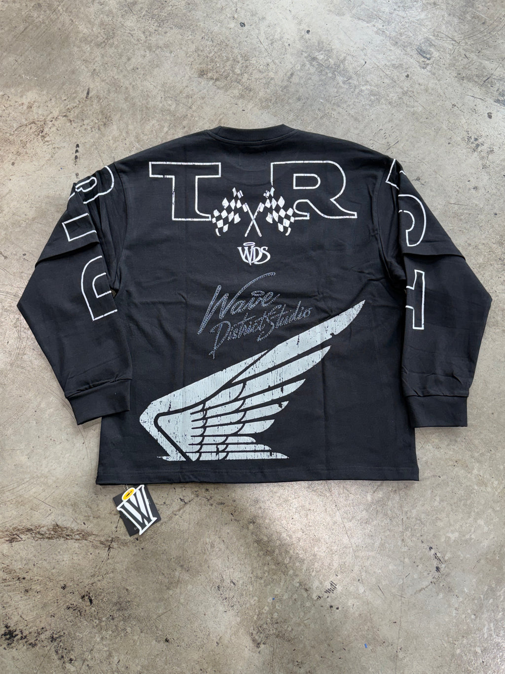 WDS RACING LONG SLEEVE - BLACK