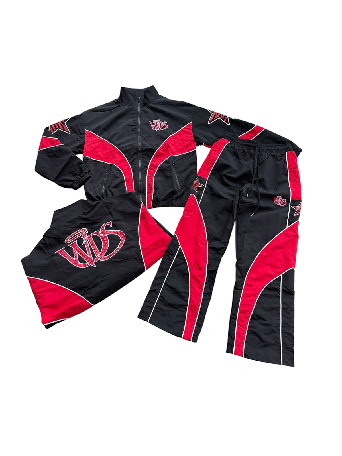 WDS NYLON SET(Black/ RED) (WDS-4J001B)