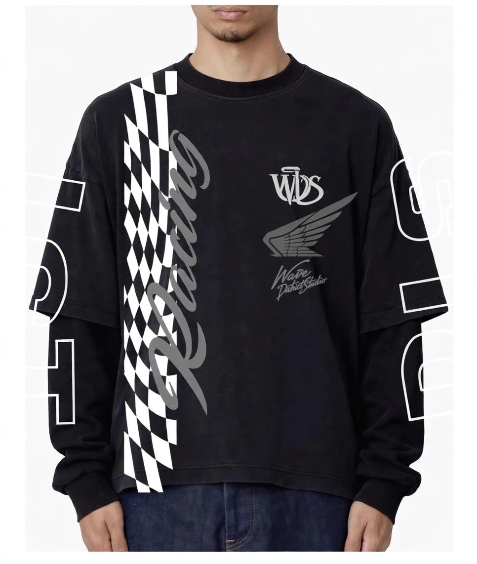WDS RACING LONG SLEEVE - BLACK