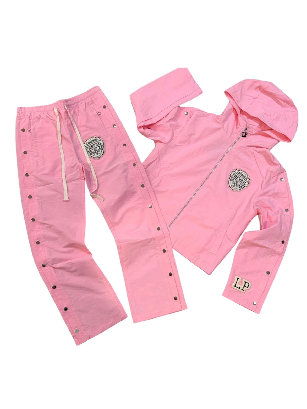 PREVAIL - CLASSIC PATCH WINDBREAKER SET-PINK