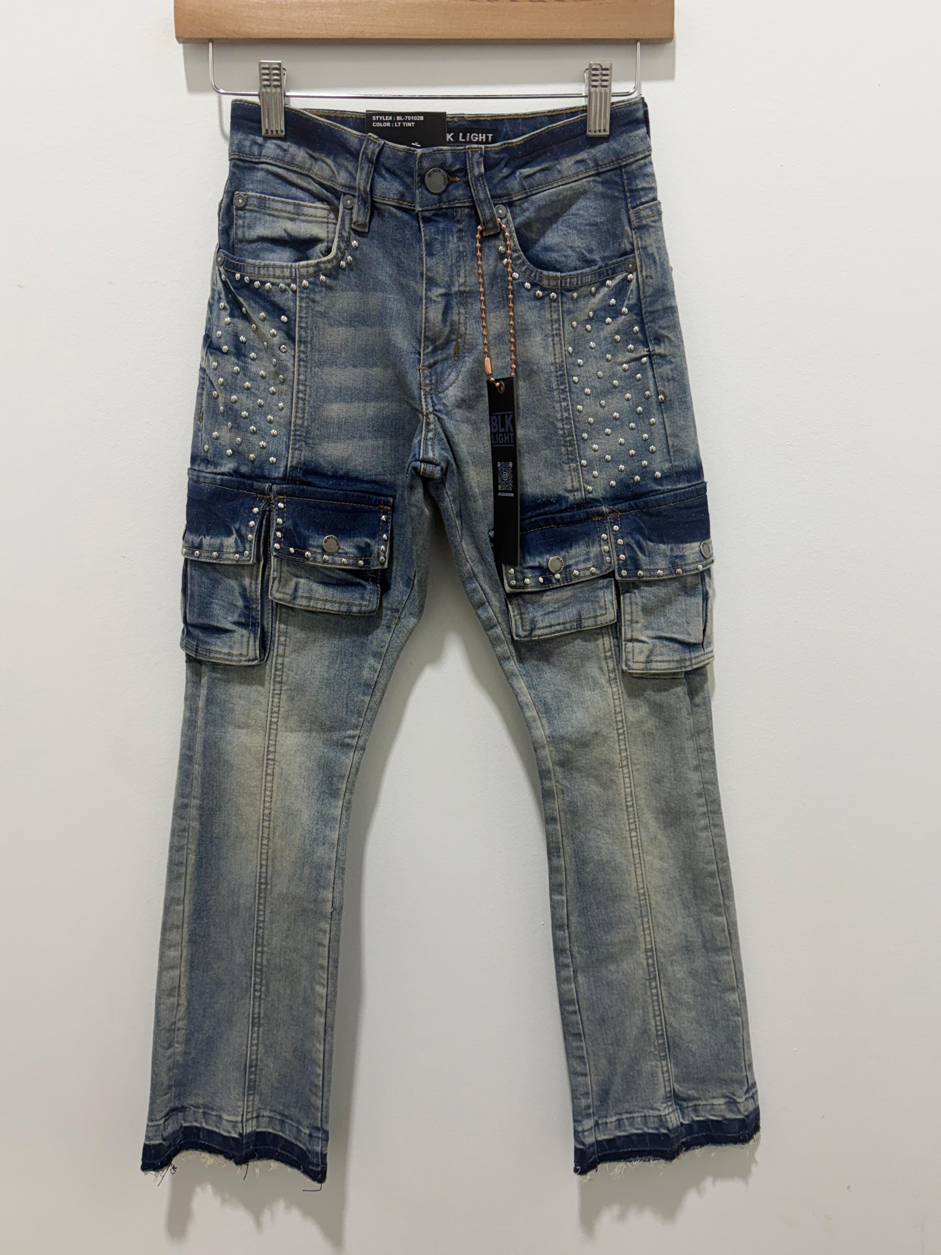 BLK LIGHTS STACKED JEANS-BOYS