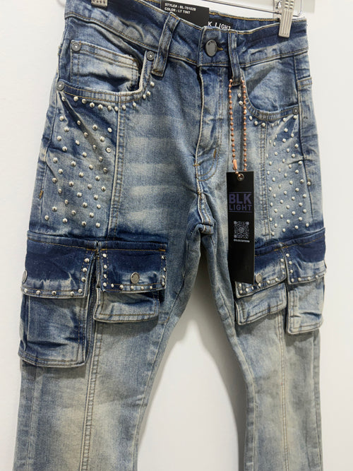 BLK LIGHTS STACKED JEANS-BOYS