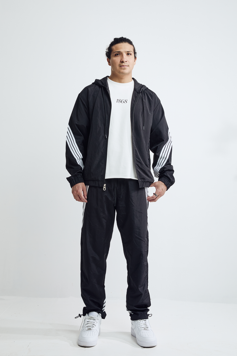M.SOCIETY OUTDOOR NYLON SET-BLACK