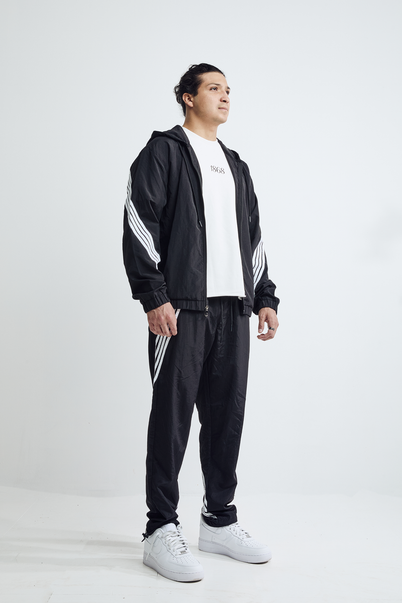 M.SOCIETY OUTDOOR NYLON SET-BLACK