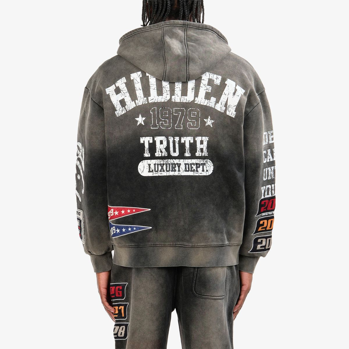 Copper rivet sweatsuit Set