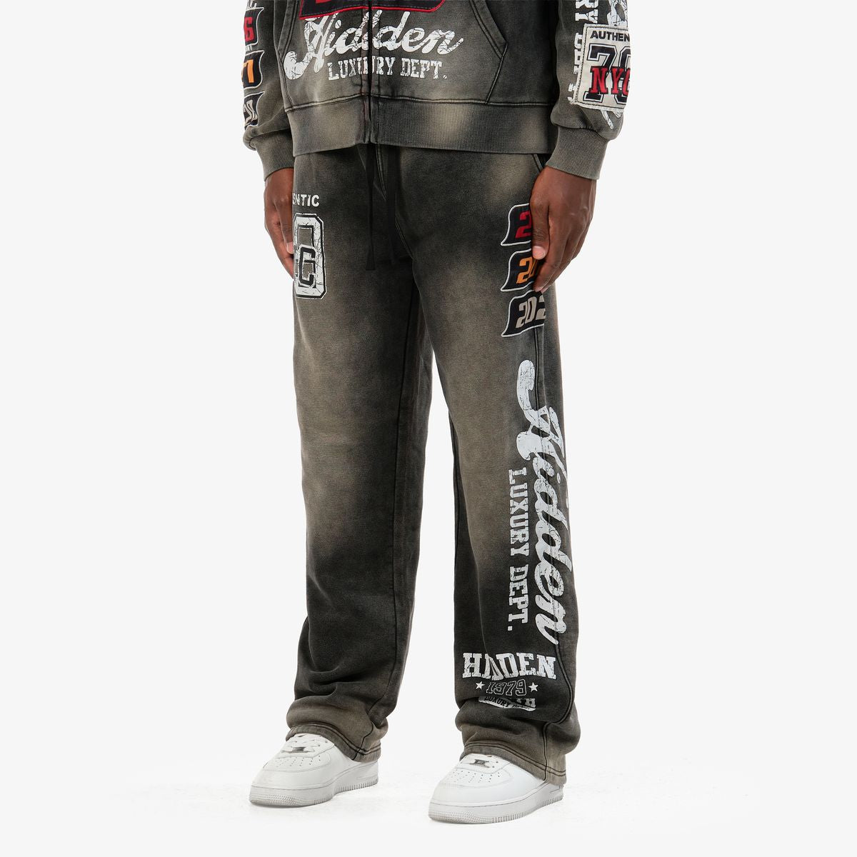 Copper rivet sweatsuit Set