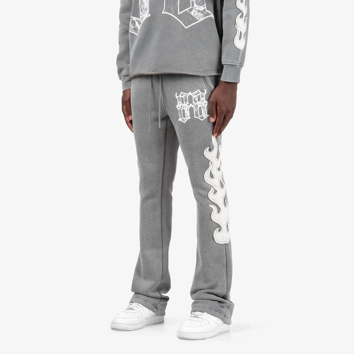 Copper Rivet Sweatsuit - Saint Sleece -Grey