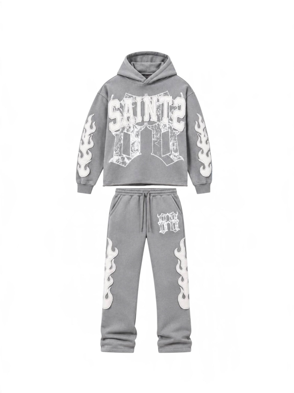 Copper Rivet Sweatsuit - Saint Sleece -Grey