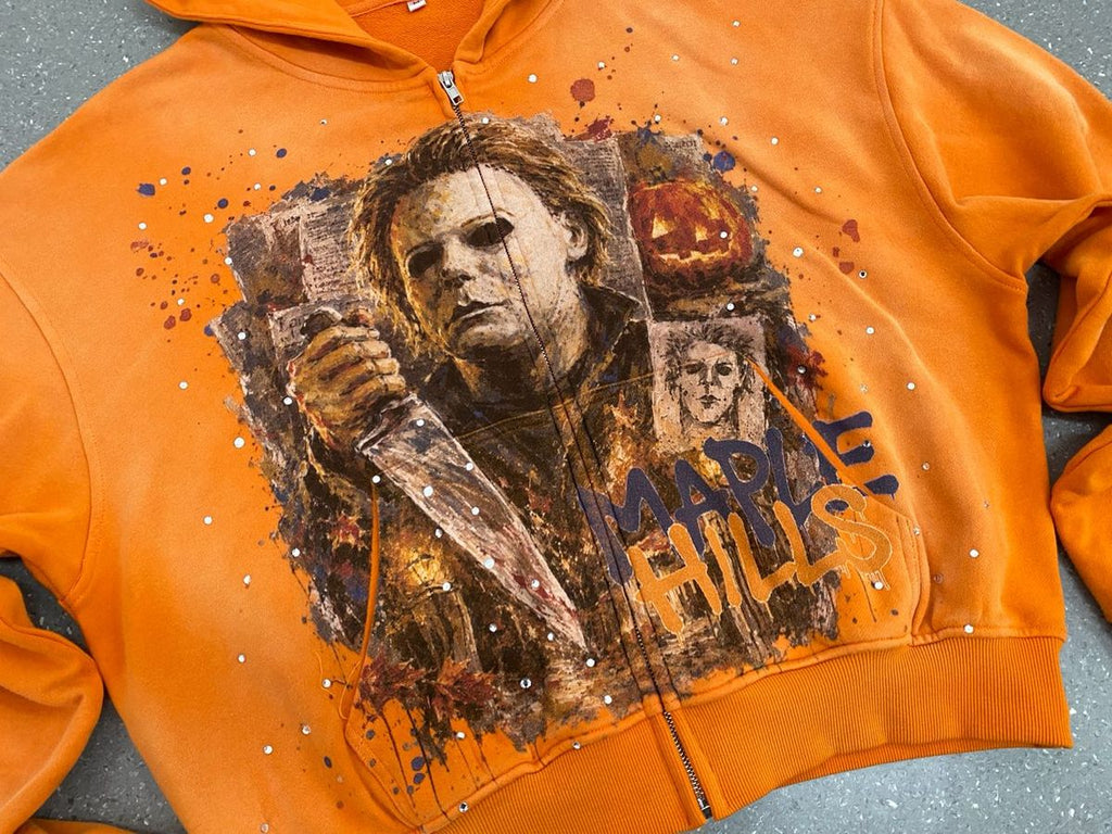 SPACE APE-SERIAL KILLER KNIFE ZIP-UP HOODIE