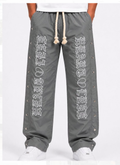 FOCUS HEARTLESS NYLON PANTS-Gray