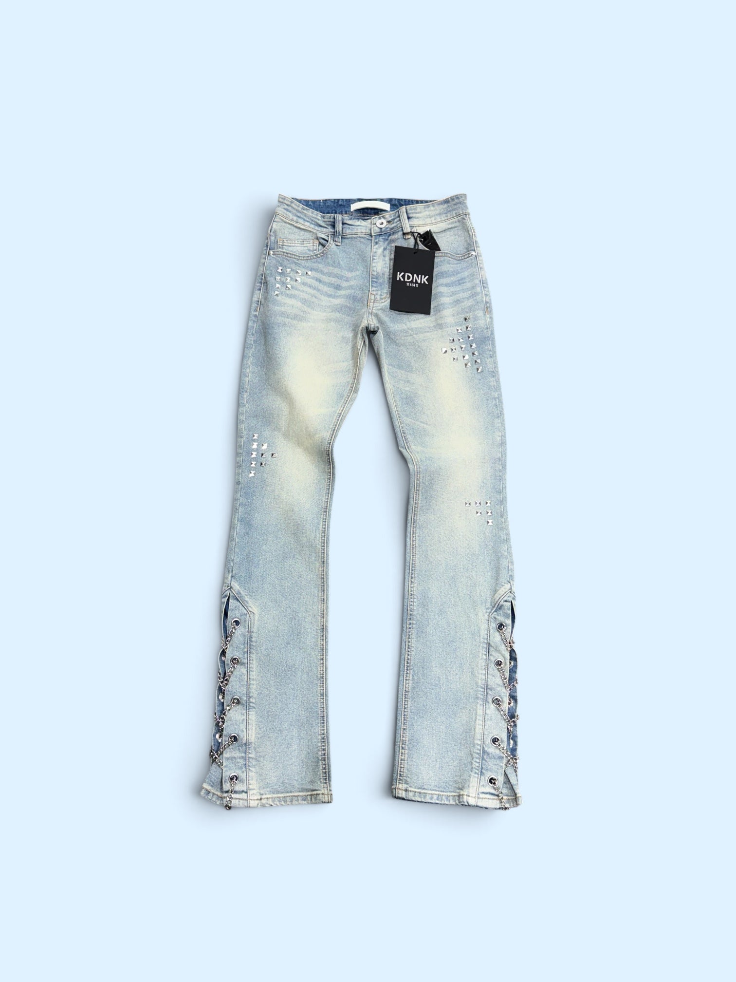 KDNK JEANS STACKED-blue