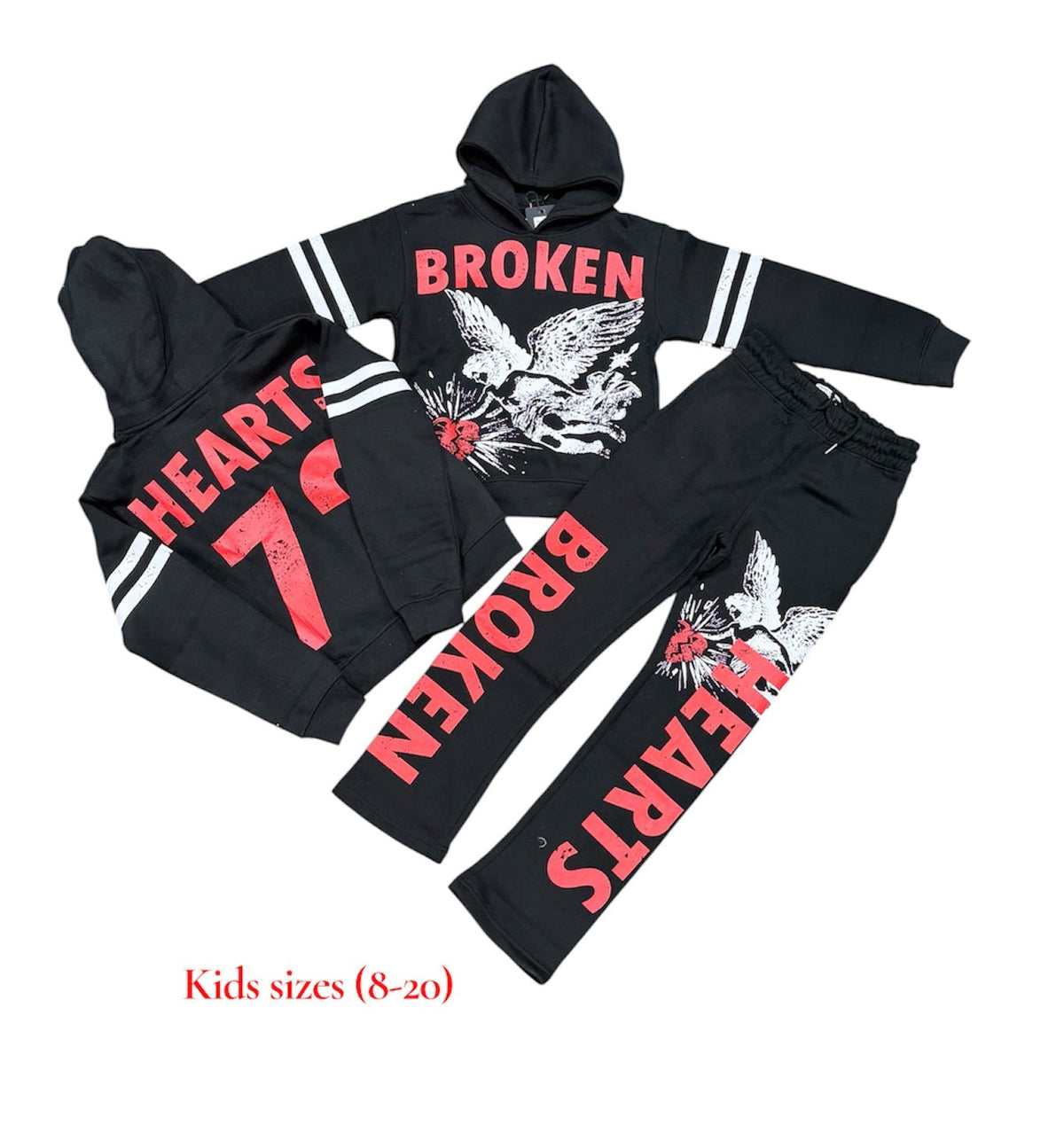 EVOLUTION-KIDS BROKEN HEARTS-BLACK