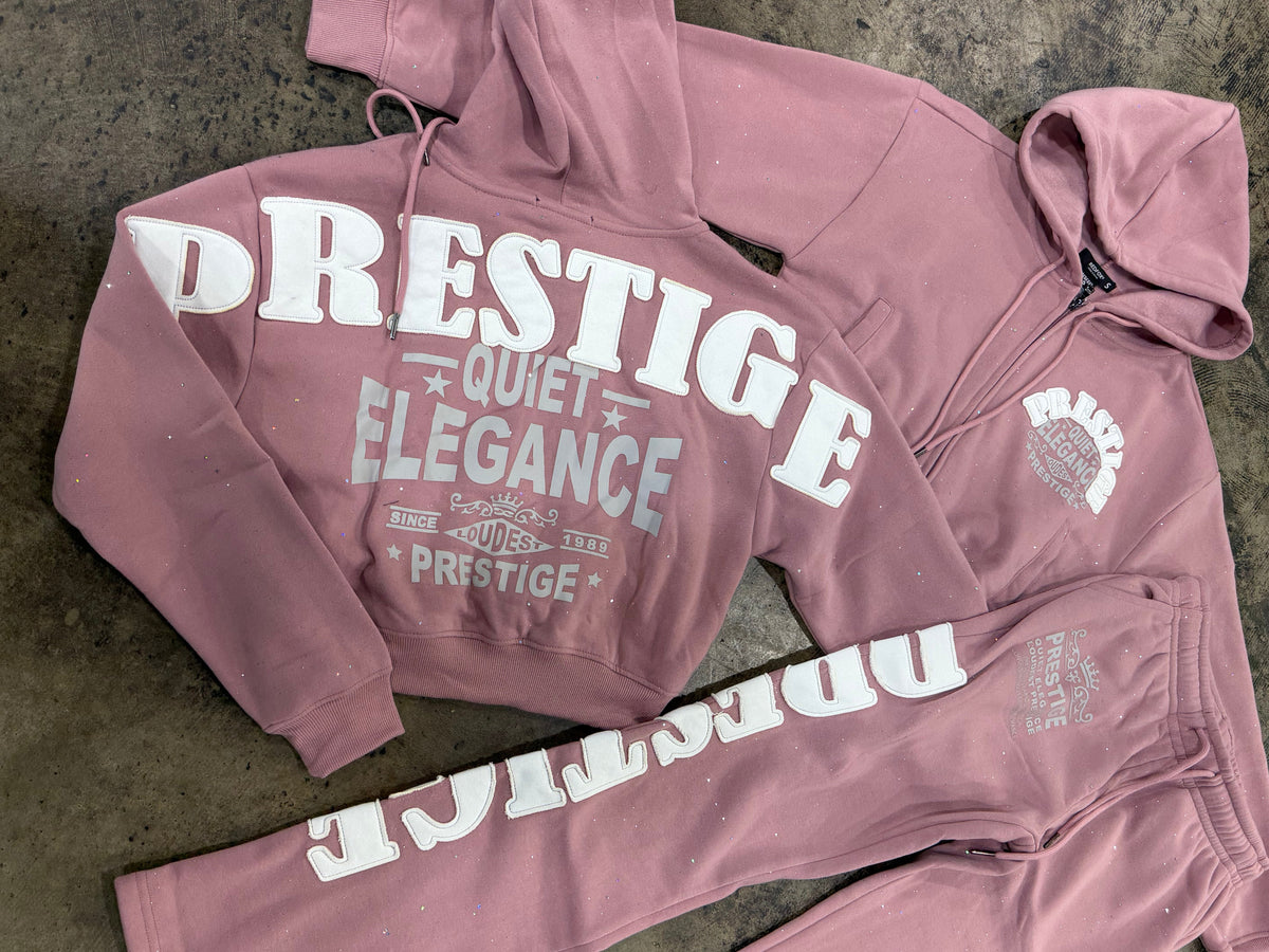 REDFOX -WOMENS STACKED SWEATSUIT- pink