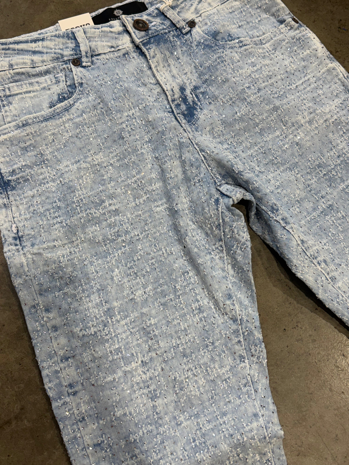 FOCUS-stone skinny jeans-blue