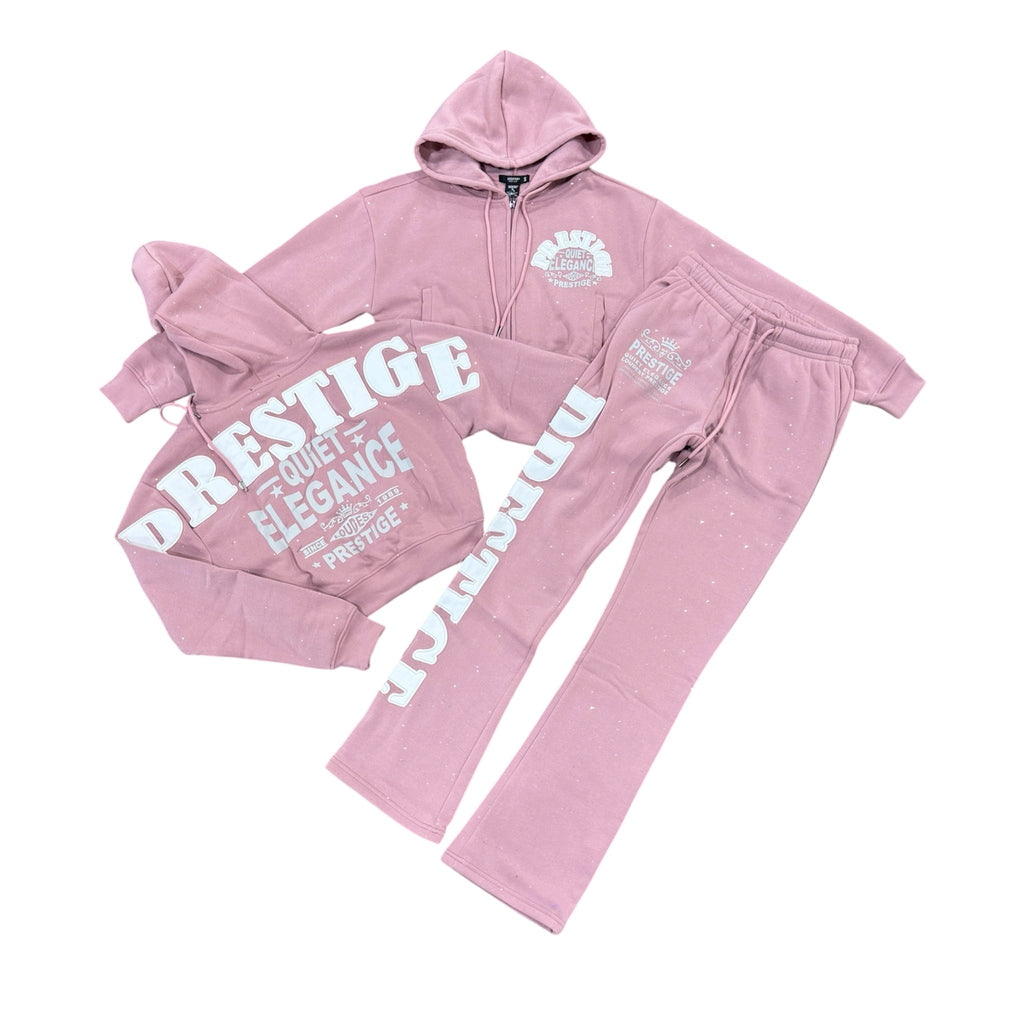 REDFOX -WOMENS STACKED SWEATSUIT- pink