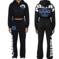REDFOX-WOMENS STACKED SWEATSUIT-BLACK