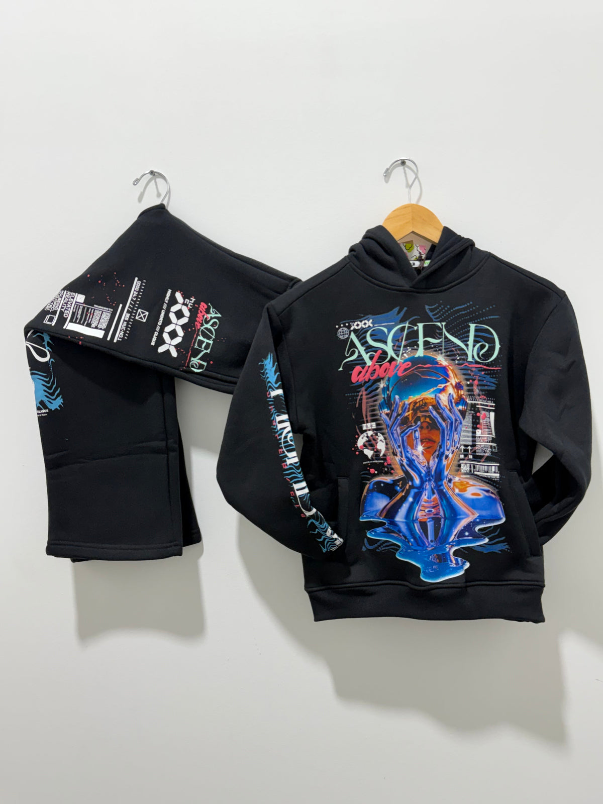 HIGHLY UNDRED-BOYS SETS- BLACK