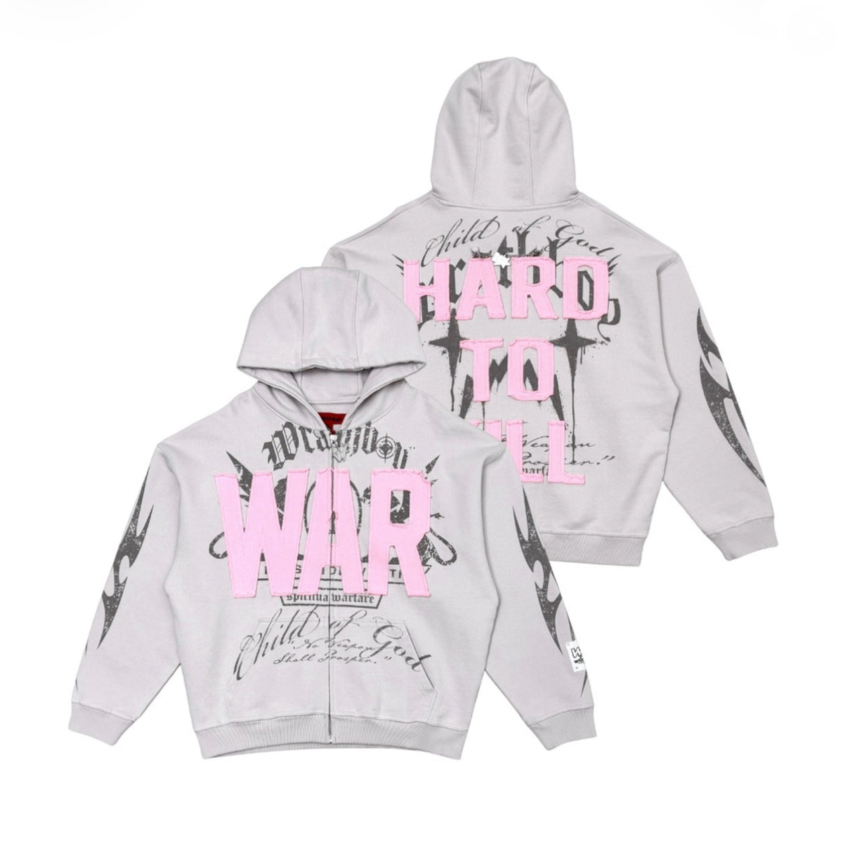 WRATHBOY-HARD TO KILL HOODIES -FULL ZIP
