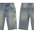 Venom Denim Shorts Blue