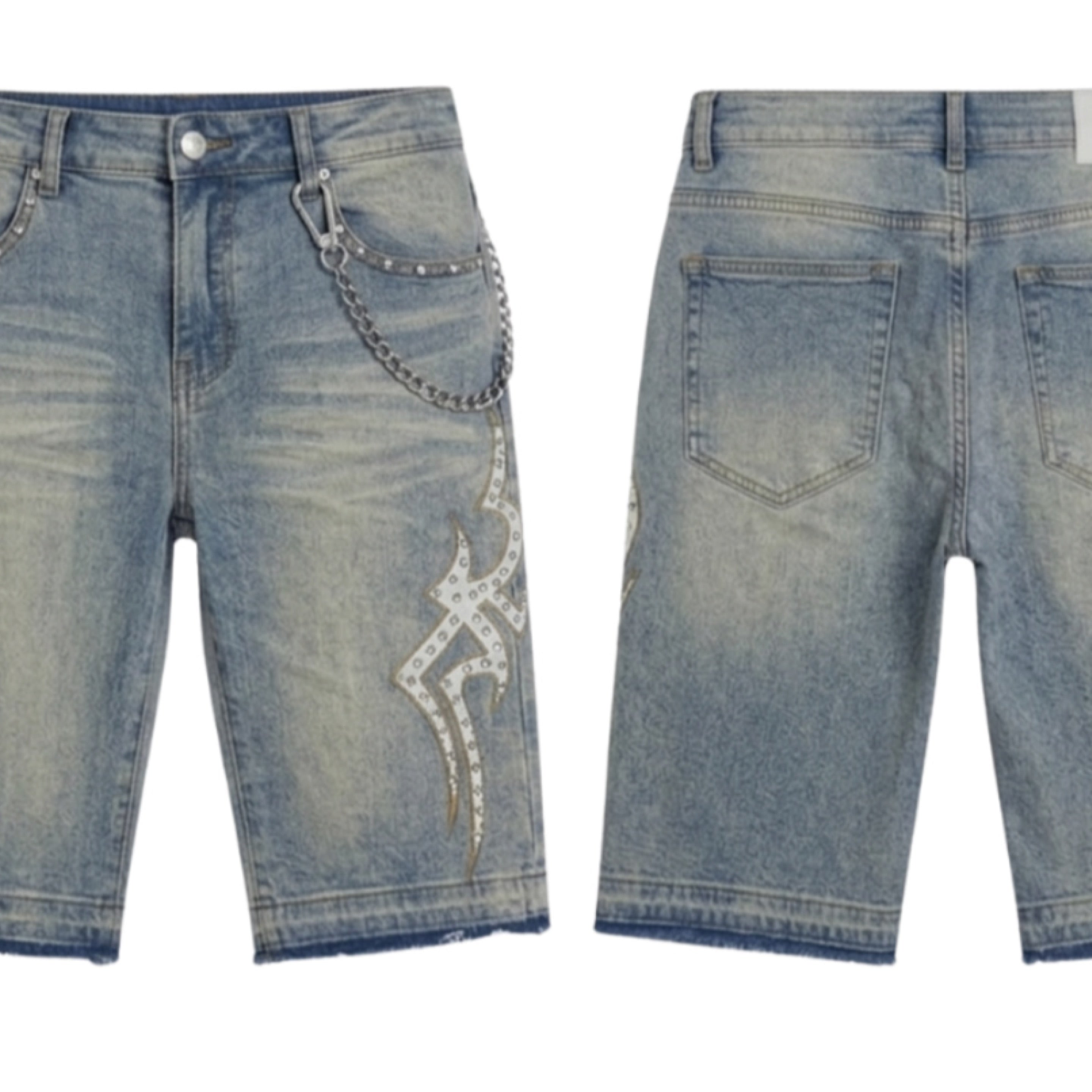 Venom Denim Shorts Blue