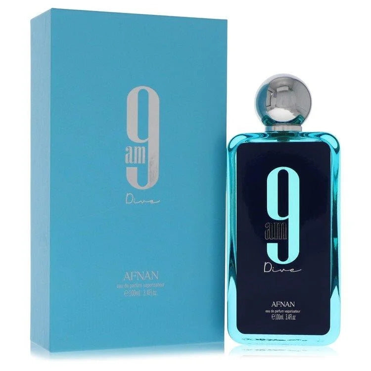 458011 3.4 oz Afnan 9 Am Dive Eau De Parfum Spray for Unisex