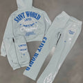 REDFOX-WOMENS STACKED SWEATSUIT-MISTY