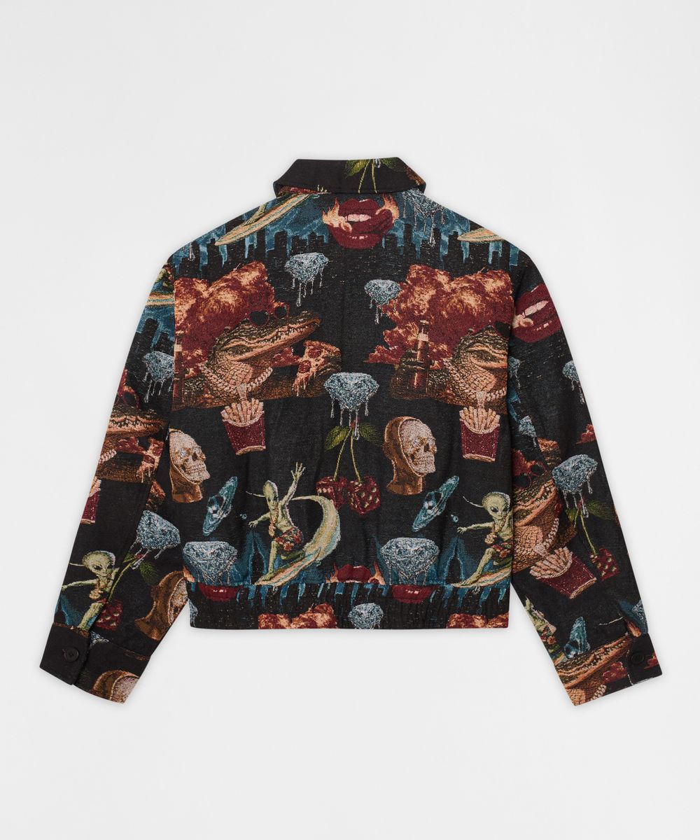 Surreal Dream Tapestry Varsity Jacket