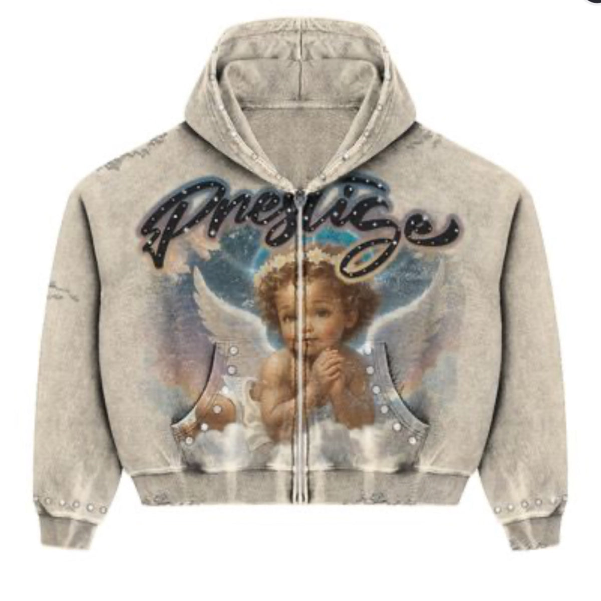 Prestige- Angel Hoodie-blue/cream