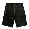 Mixed Emotions Worker Wax Shorts Black