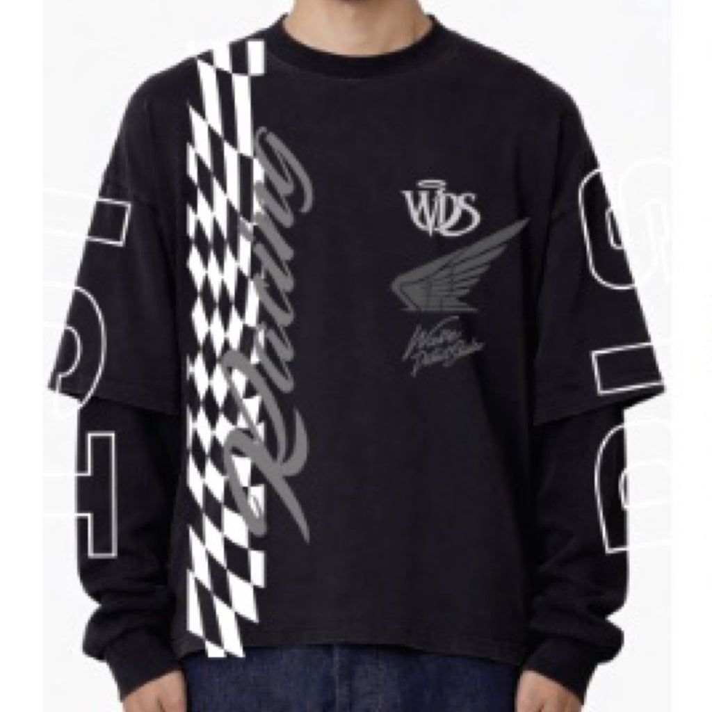 WDS RACING LONG SLEEVE - BLACK