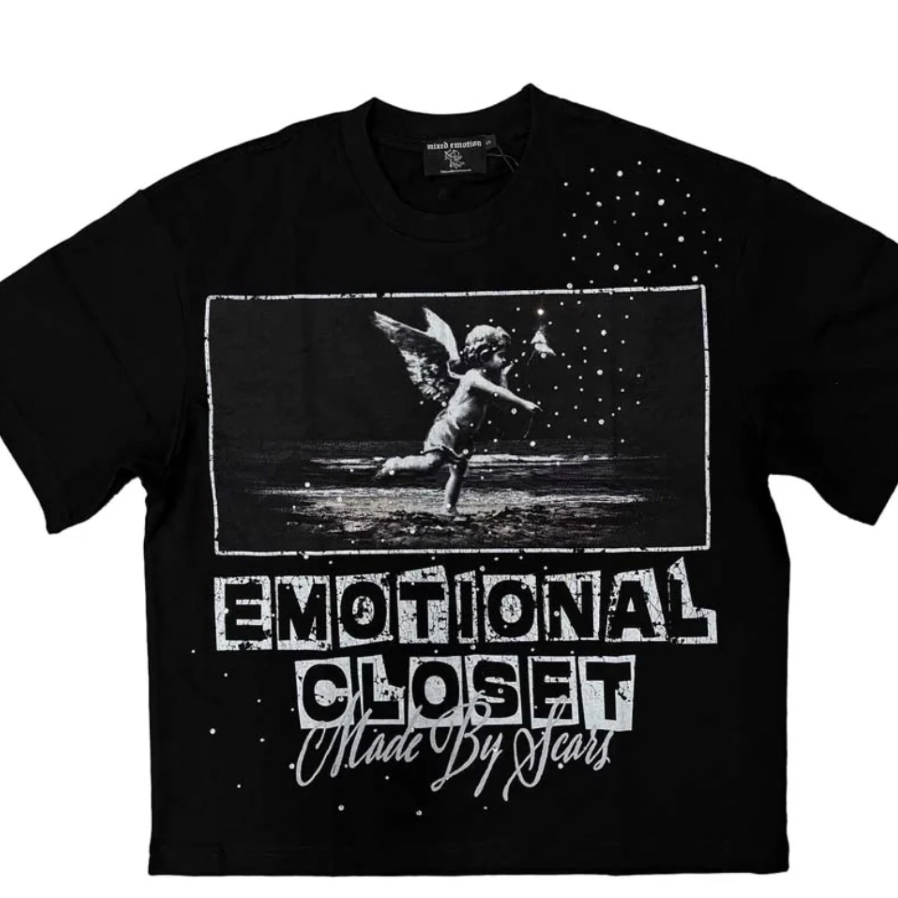 Mixed Emotions Black Scar Tee