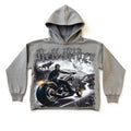 Focus 'Hell Rider' Cropped Hoodie