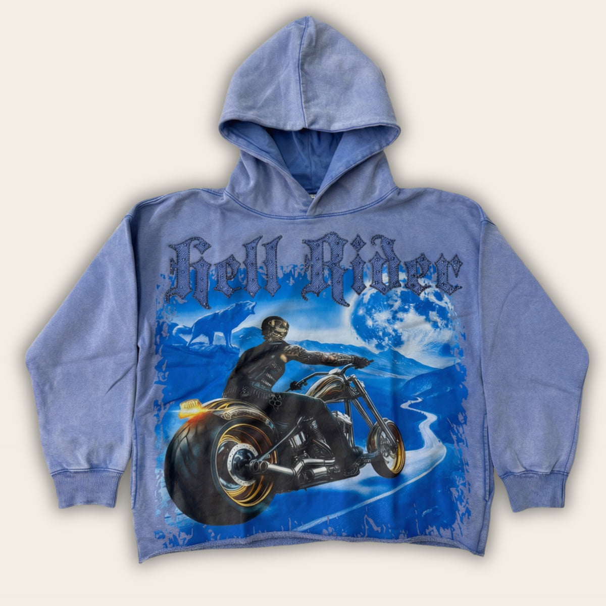 Focus 'Hell Rider' Cropped Hoodie
