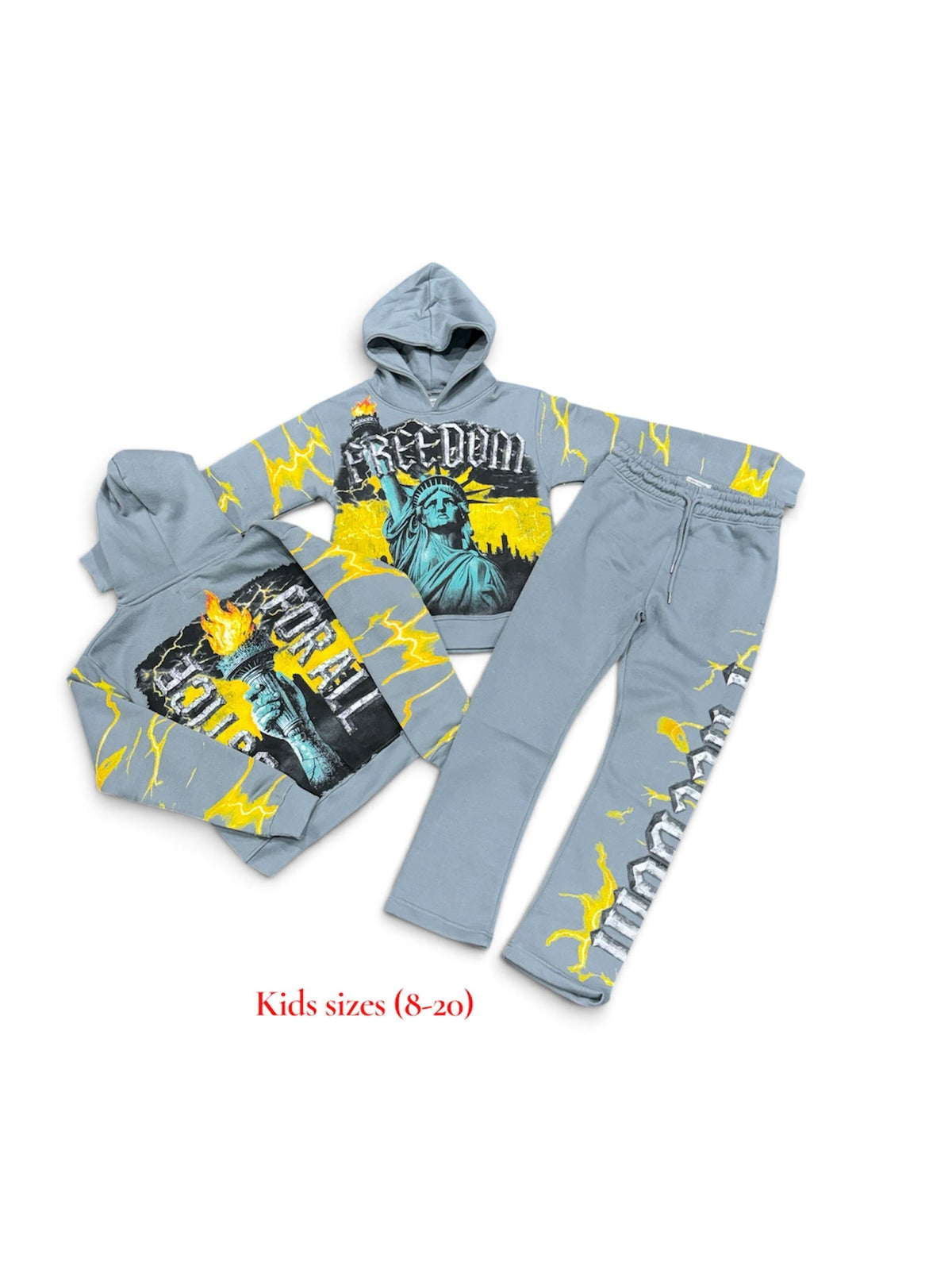 EVOLUTION-KIDS STATUE FREEDOM SETS-GREY