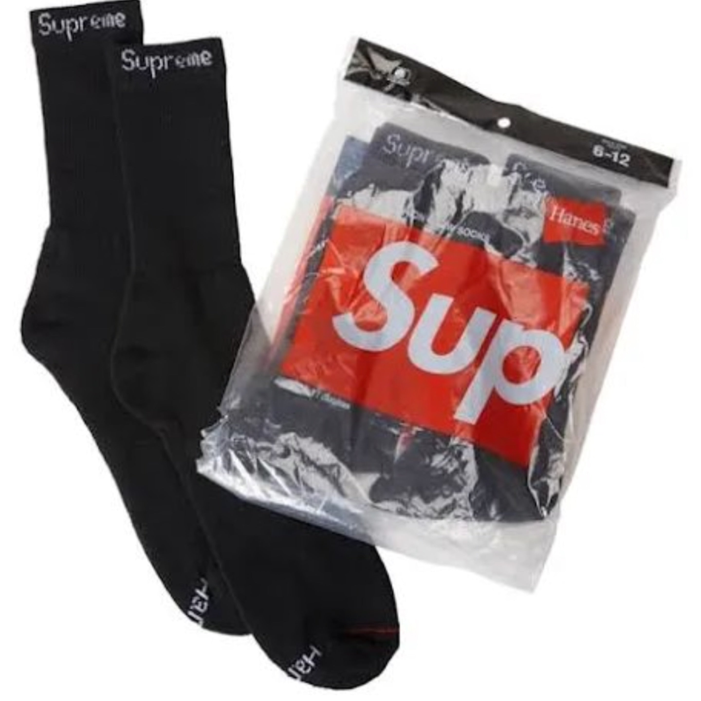 SUPREME SOCKS 4 IN PACK