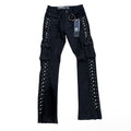 BLK LIGHT STACKED JEANS