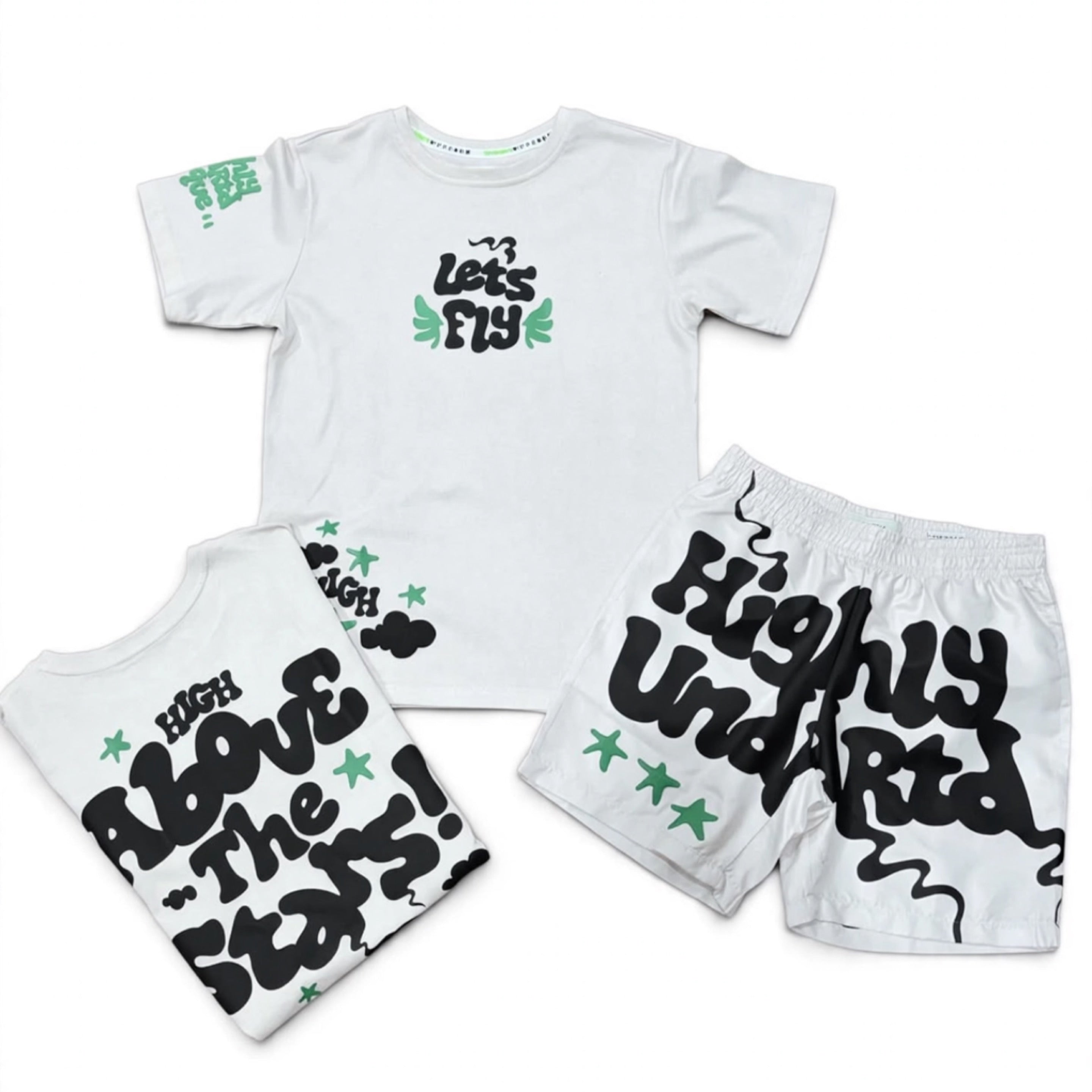 HIGHLY UNDRED SETS KIDS -WHITE